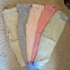 Lot of 5 girls joggers.
